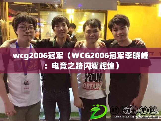 wcg2006冠軍（WCG2006冠軍李曉峰：電競(jìng)之路閃耀輝煌）