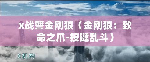 x戰(zhàn)警金剛狼（金剛狼：致命之爪-按鍵亂斗）