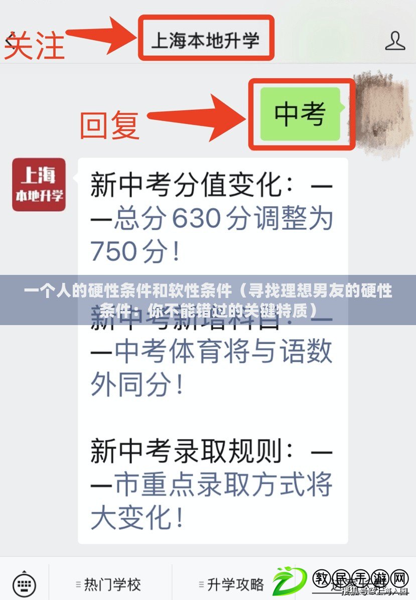 一個(gè)人的硬性條件和軟性條件（尋找理想男友的硬性條件：你不能錯(cuò)過的關(guān)鍵特質(zhì)）