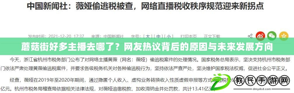 蘑菇街好多主播去哪了？網(wǎng)友熱議背后的原因與未來發(fā)展方向