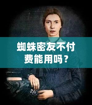 蜘蛛密友不付費能用嗎？