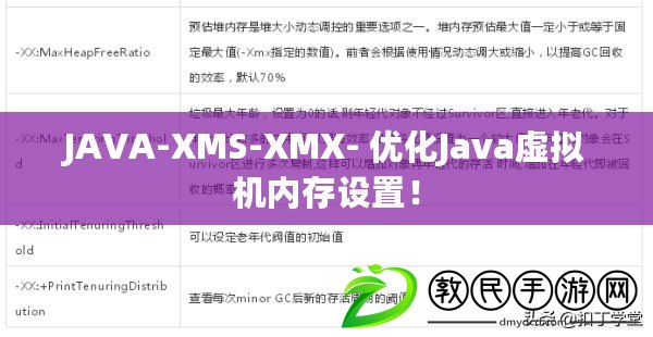 JAVA-XMS-XMX- 優(yōu)化Java虛擬機內存設置！