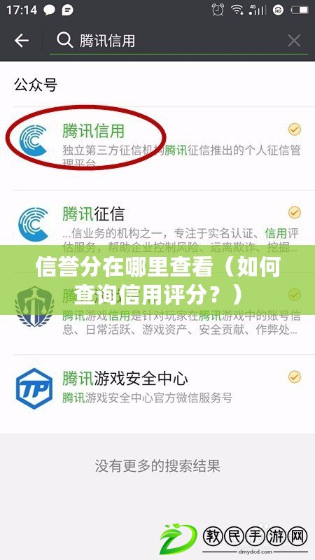 信譽分在哪里查看（如何查詢信用評分？）