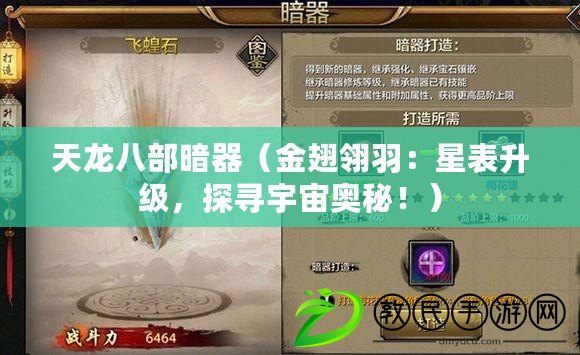 天龍八部暗器（金翅翎羽：星表升級，探尋宇宙奧秘！）