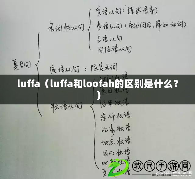 luffa（luffa和loofah的區(qū)別是什么？）