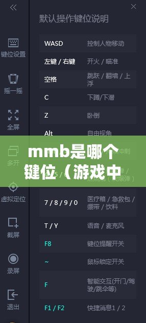 mmb是哪個鍵位（游戲中的MMB是什么意思？）