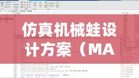 仿真機械蛙設計方案（MATLAB機器人仿真：實現(xiàn)精準控制與智能路徑規(guī)劃）