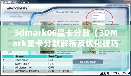 3dmark06顯卡分?jǐn)?shù)（3DMark顯卡分?jǐn)?shù)解析及優(yōu)化技巧）